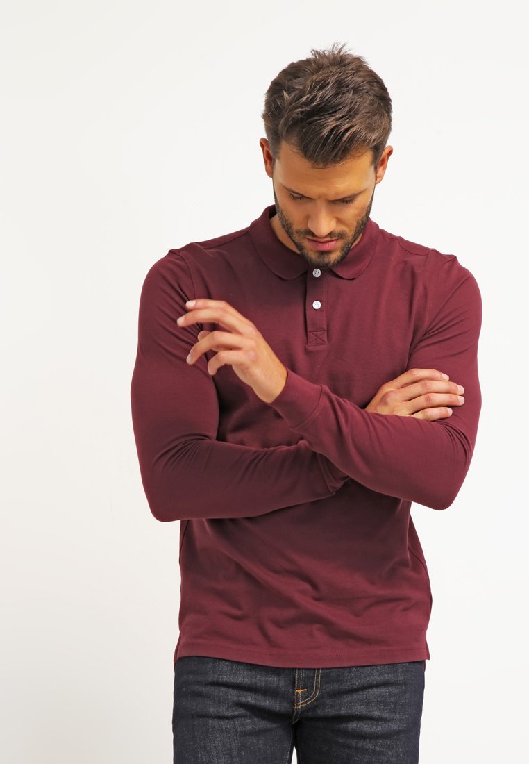 „Pier One“ polo marškinėliai – bordo spalvos