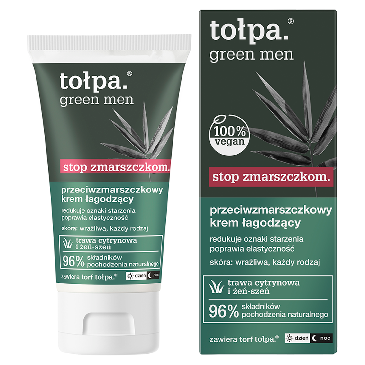 Tołpa Anti-Wrinkle Refreshing Face Cream for Men 50ml Green