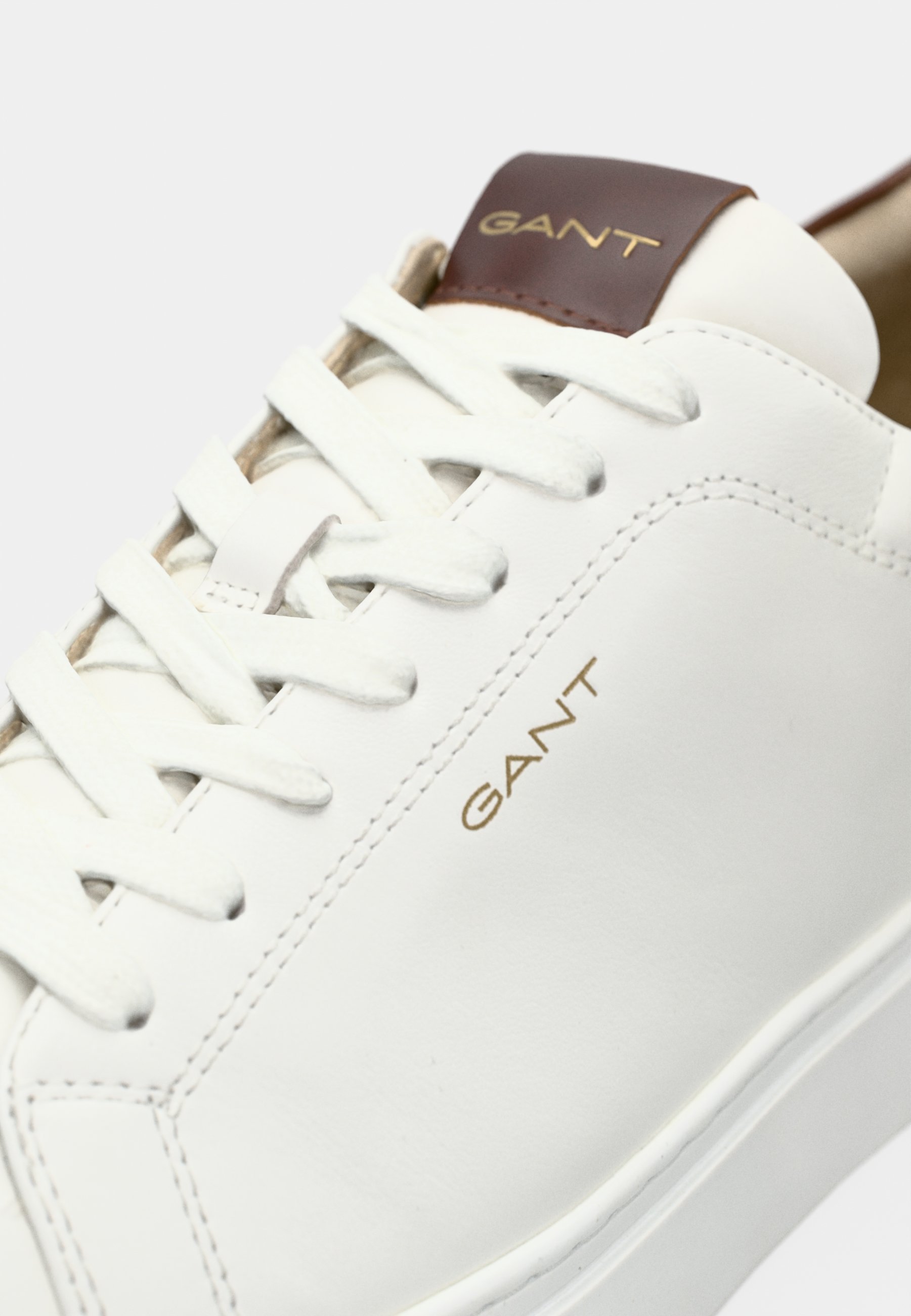 GANT MC JULIEN - Sneakers - bianco/cognac