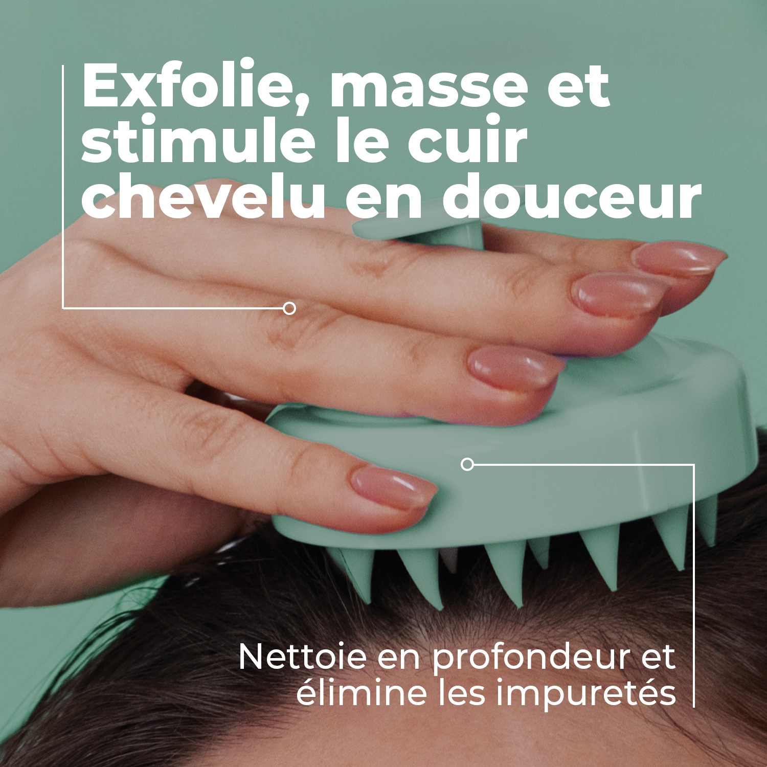 Energie Fruit BROSSE CUIR CHEVELU MASSANTE DETOX