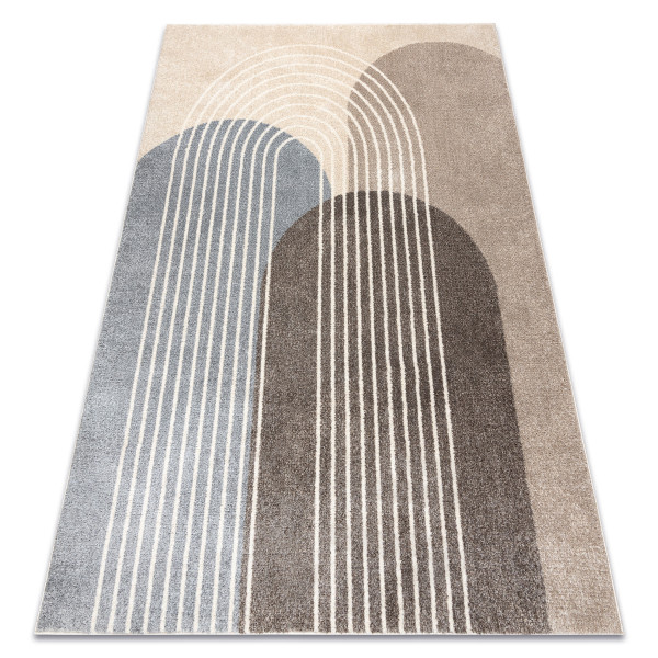 Dywan FUSION 0810 beż / brązowy - 80x150 cm