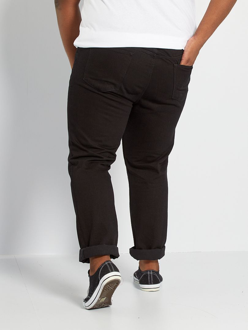 Pantalones vaqueros de algodón puro - NEGRO