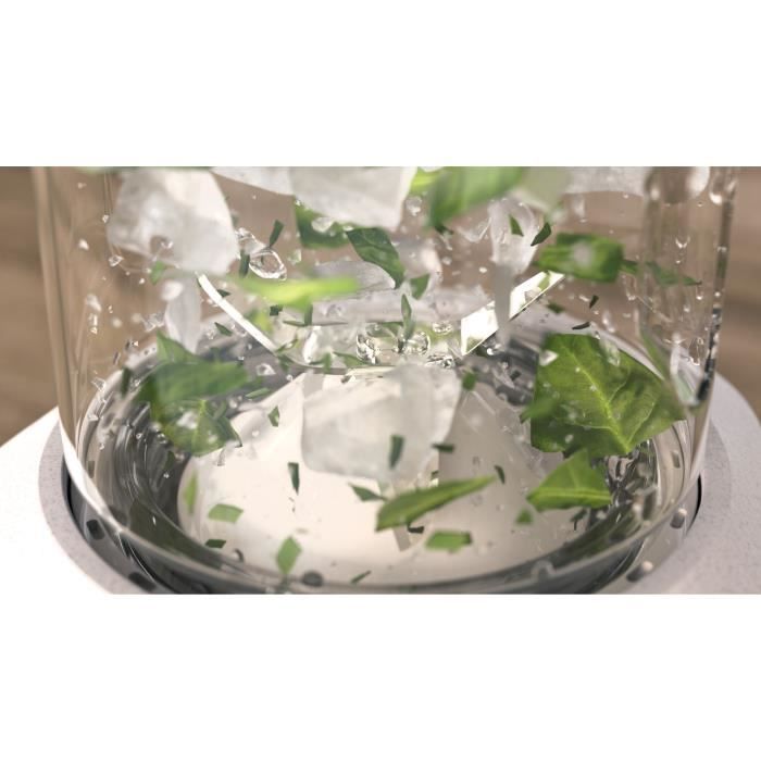 PHILIPS Blender - HR2500/00 Pro Blend - 350 W - 0,6 L BPA-vrije kom - Zijdewit mat