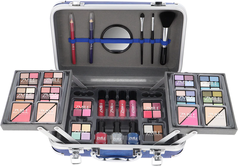 ZMILE COSMETICS Traveller Blue -kosmetiikkalaukku