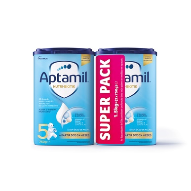 Aptamil-säästöpakkaus 5 kasvumaitoa 2x750g 2x750g