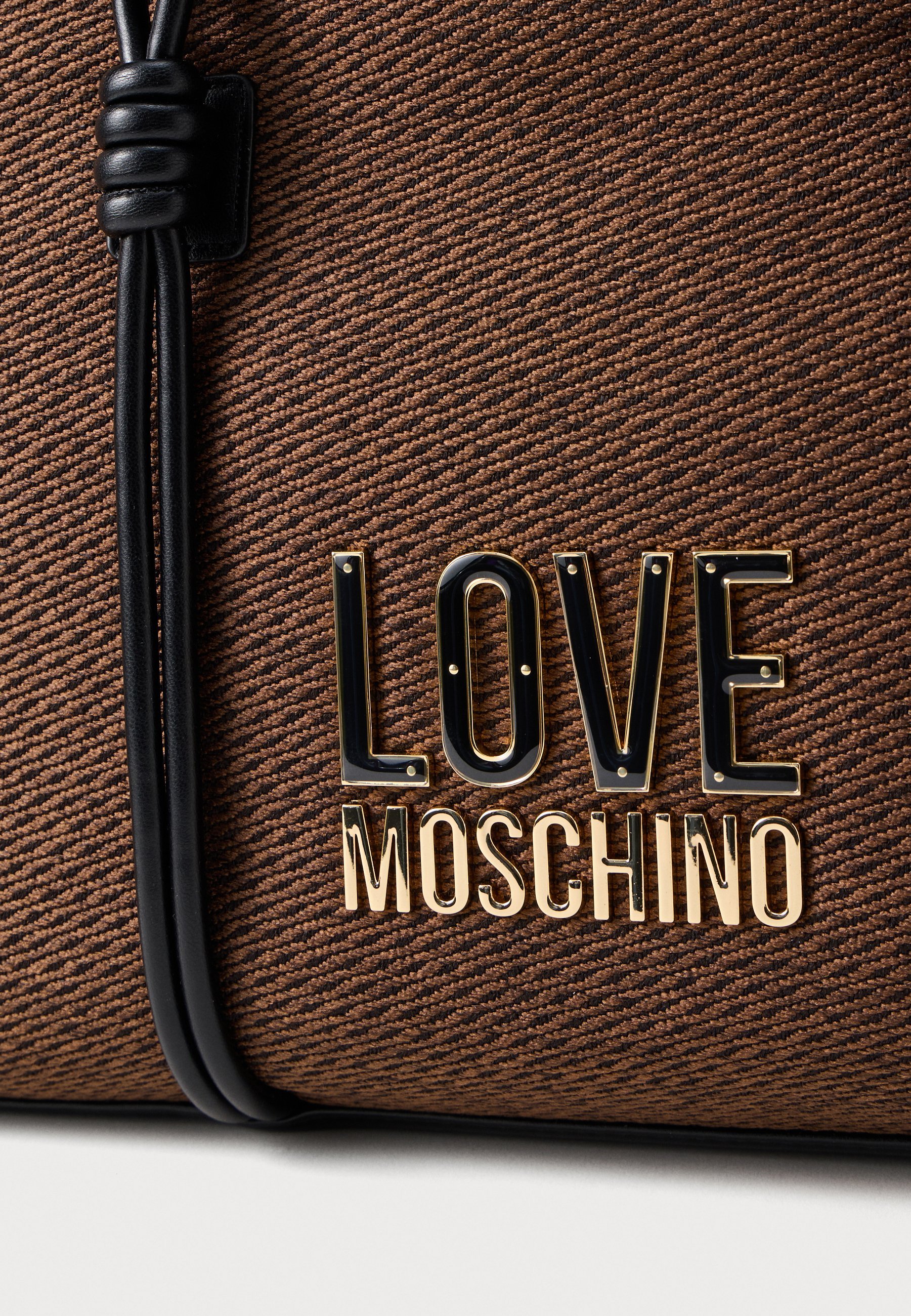 Kabelka - čokoládová/černá Love Moschino