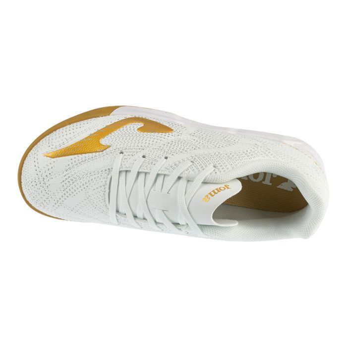 Chuteiras de futsal para meninos - Brancas - Joma Evolution Jr 26 EVJS IN