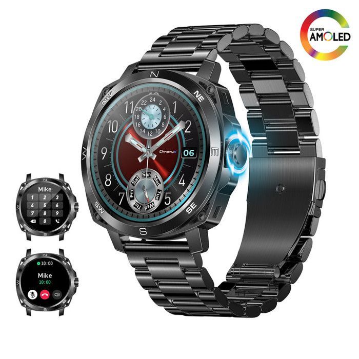 Montre Intelligente - Chronus - Écran AMOLED 1,43