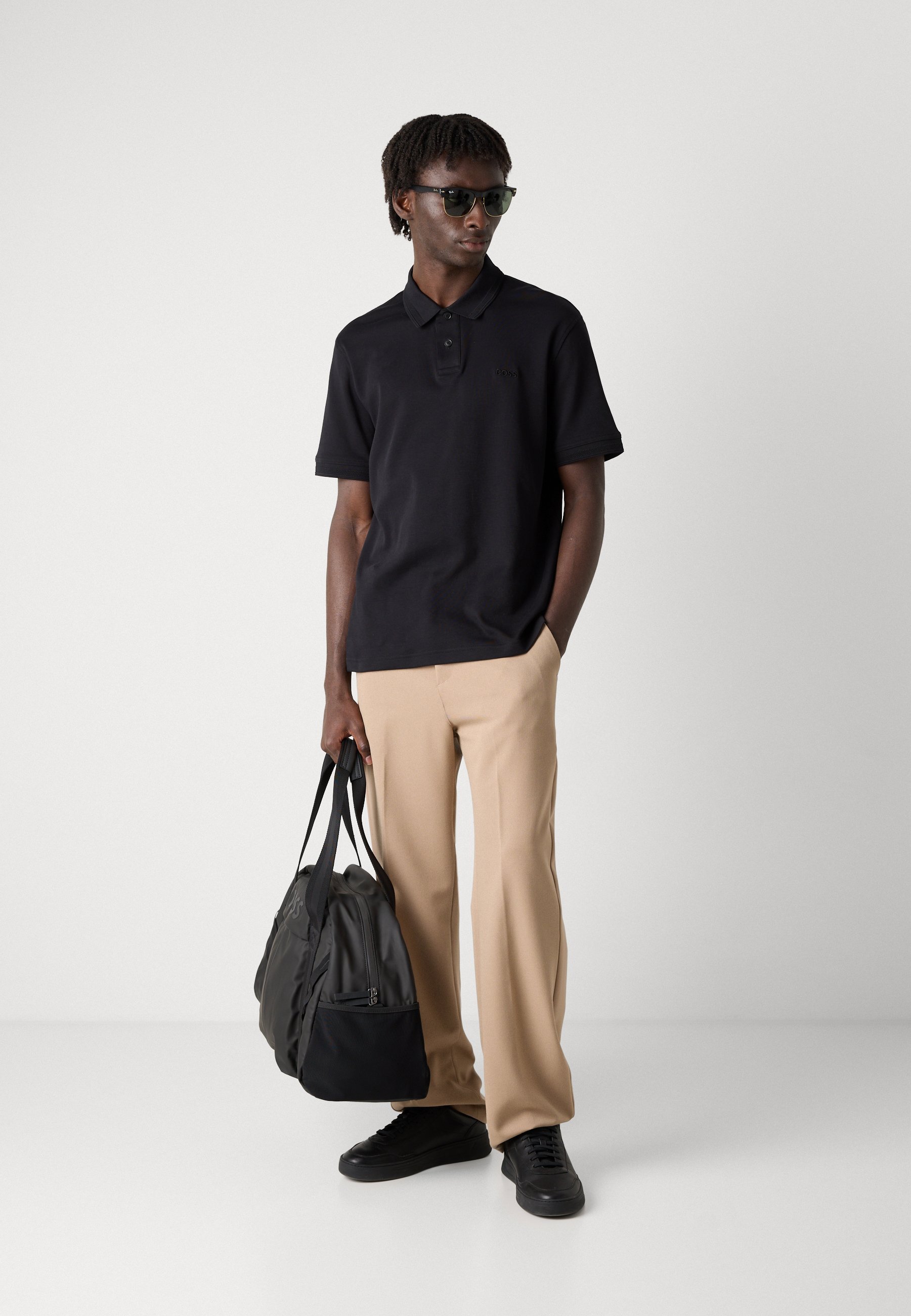 BOSS poloshirt - zwart