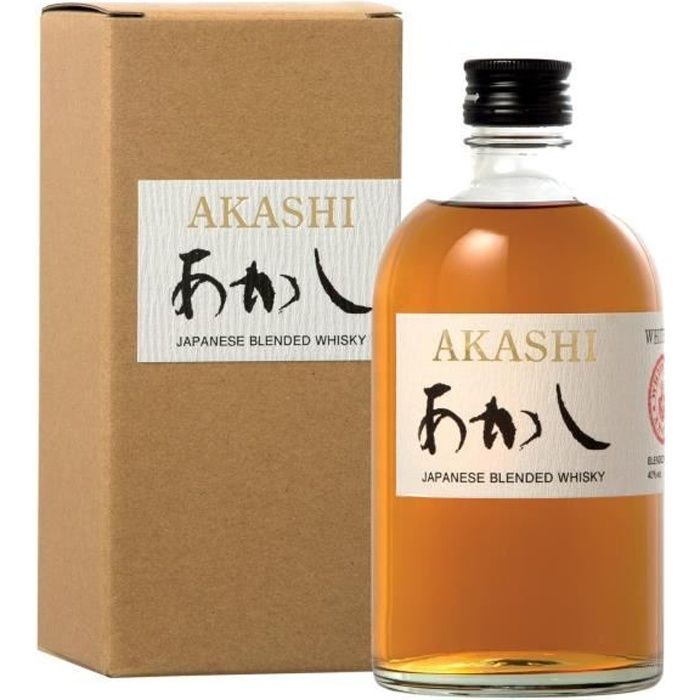 Whisky Akashi - Whisky mezclado - Japón - 40% vol. - 50 cl con estuche