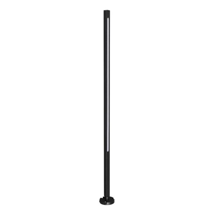 Lampadaire - IDEAL LUX - JEDI H120 - Noir - LED 19W - IP65 Extérieur