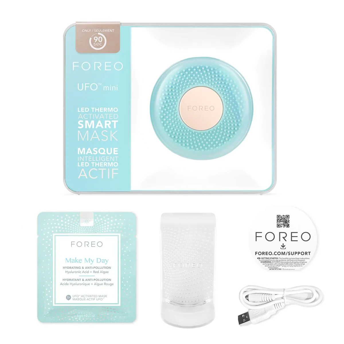 Foreo Ufo Mini Urządzenie do nakładania maseczek w płachcie, Mint