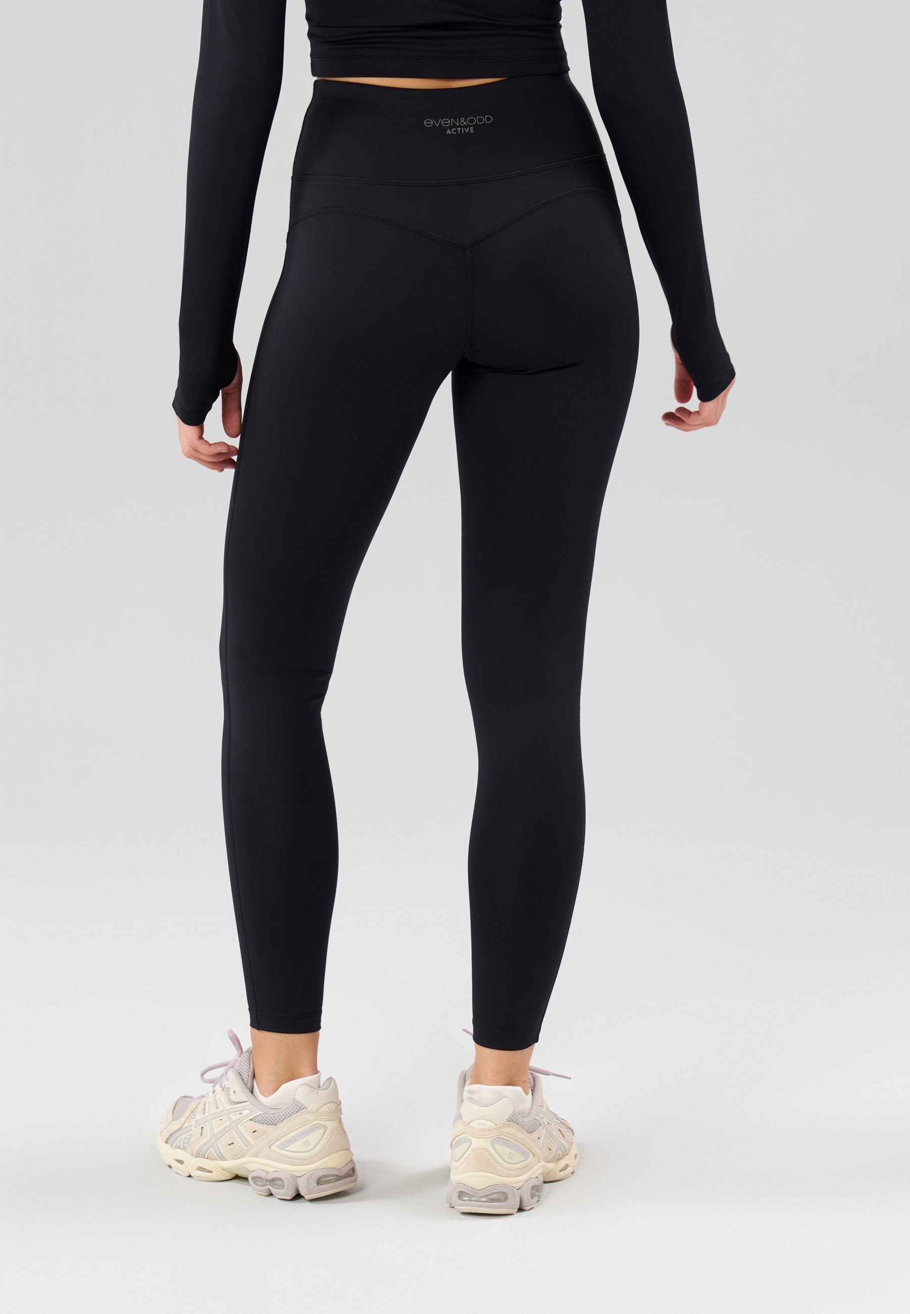 Even&Odd active ESSENTIAL FULL LENGTH HIGH RISE LEGGING - Leggings - zwart