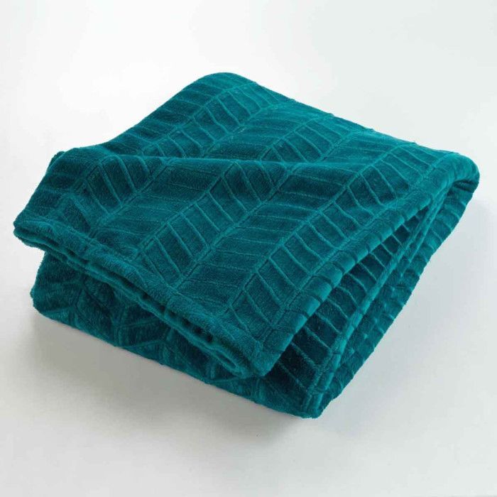 Plain Flannel Throw 