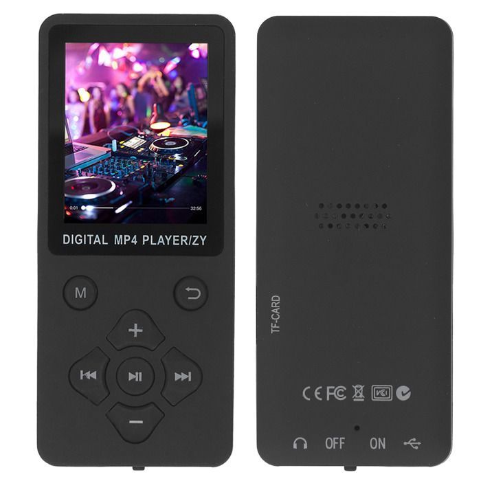 Lecteur MP3 MP4 - SHIPENOPHY - Bluetooth 5.0 - 128 Go - Écran couleur 1,8 pouce - Ultra mince
