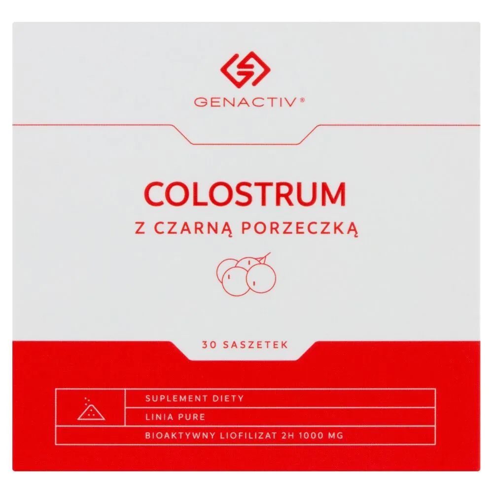 Colostrum z Czarną Porzeczką, Preparat wzmacniający odporność, Proszek