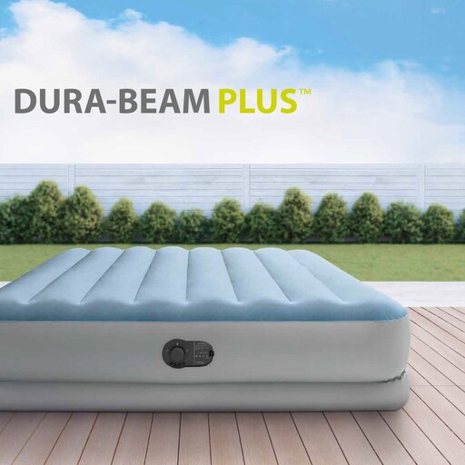  Matelas gonflable double Intex, taille M Plus, confort mi-hauteur.