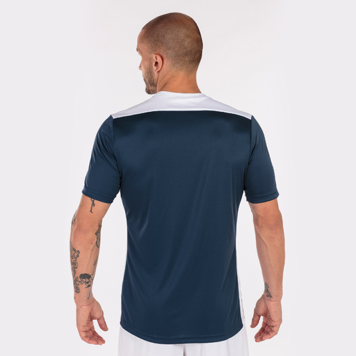 Camiseta Manga Corta Joma Championship Vi Marino Blanco