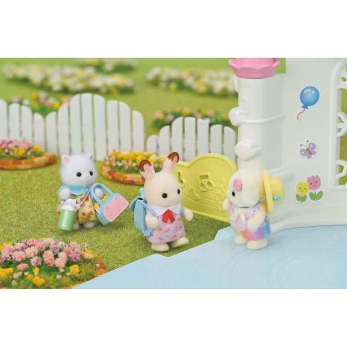 Duo di cuccioli a passeggio - SYLVANIAN FAMILIES - 5747 - Coniglio di cioccolato e gatto persiano con accessori