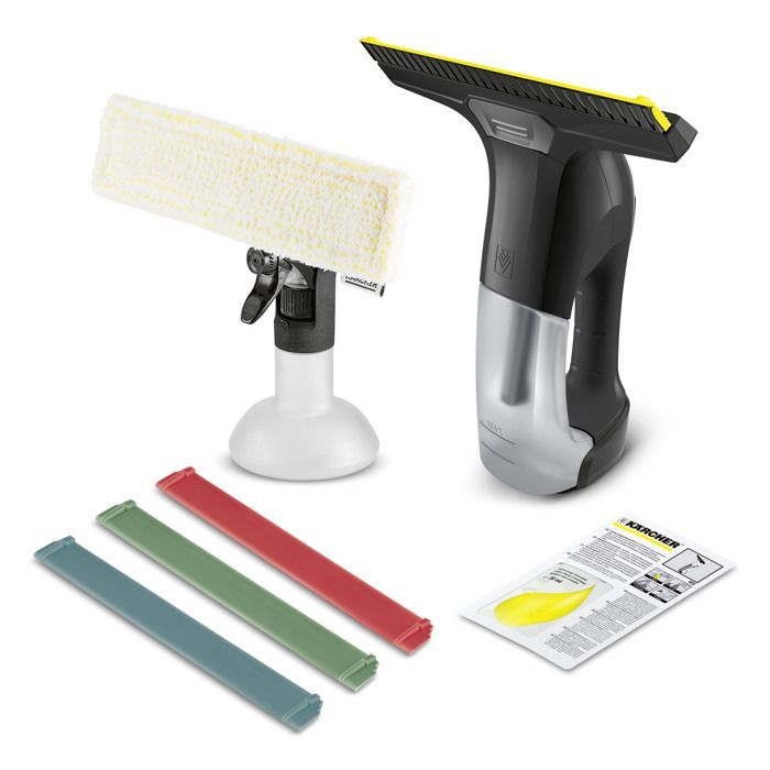 Lave vitres électrique - Karcher - WV 6 Plus Multi Edition - Autonomie 100 min - 3 raclettes - Pulvérisateur