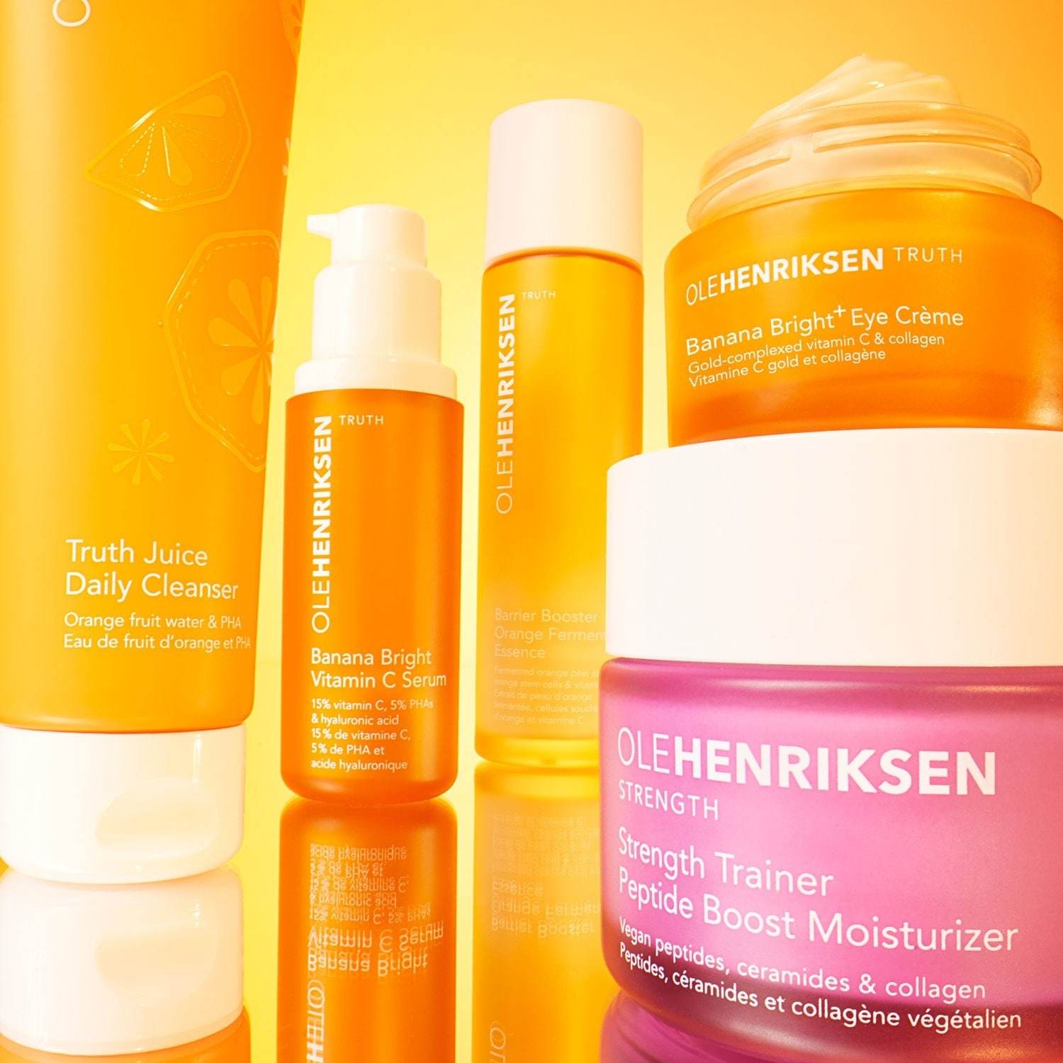 Ole Henriksen „Truth Orange Ferment Barrier Booster Essence“ veido losjonas, 120 ml