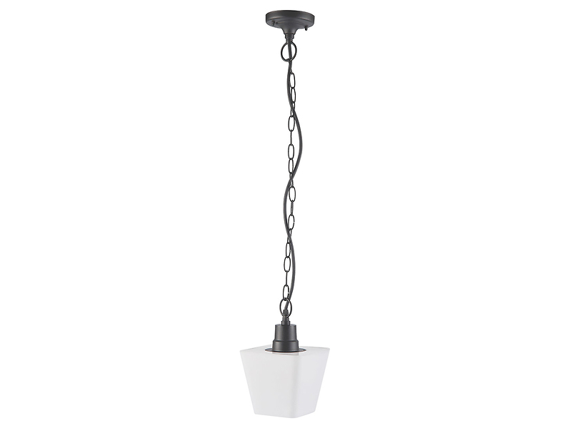 Lampa wisząca Giza z tworzywa sztucznego biało-czarna
