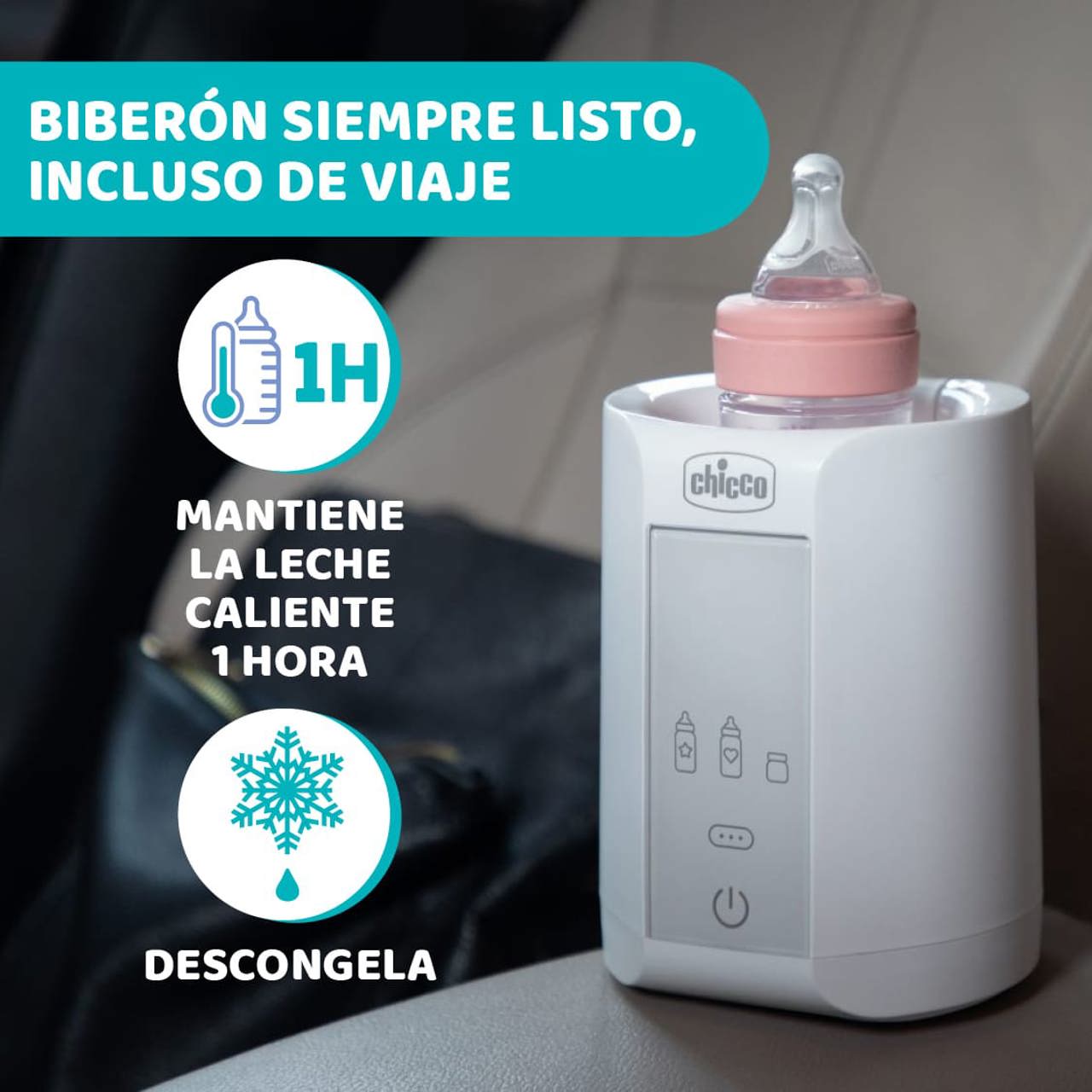 Flaskevarmer for hjem og bil