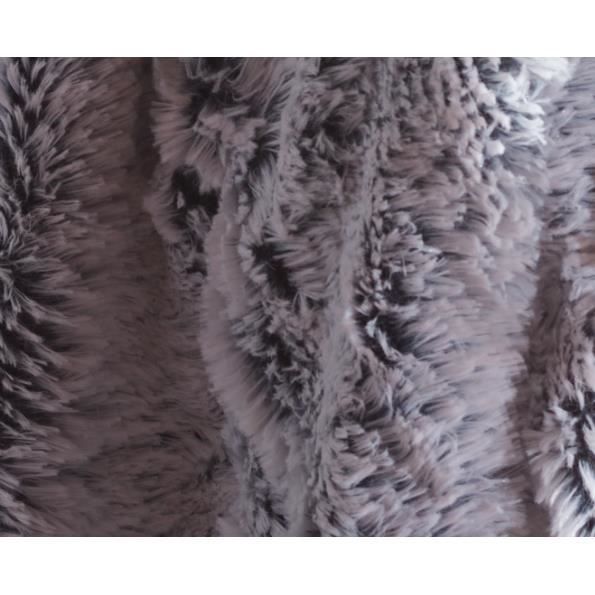 Manta reversível de pele sintética, estampa de lobo siberiano - 130x150cm - Urso de Pelúcia