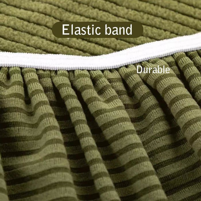 Funda elástica de sofá jacquard - MHY® - 190-230 cm - Gris claro - Resistente a los arañazos - Impermeable