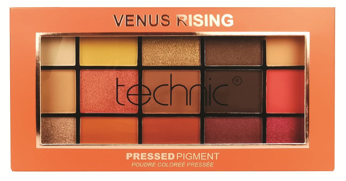 Paleta stisnjenih pigmentov Venus Rising Palete senčil za oči in ličil