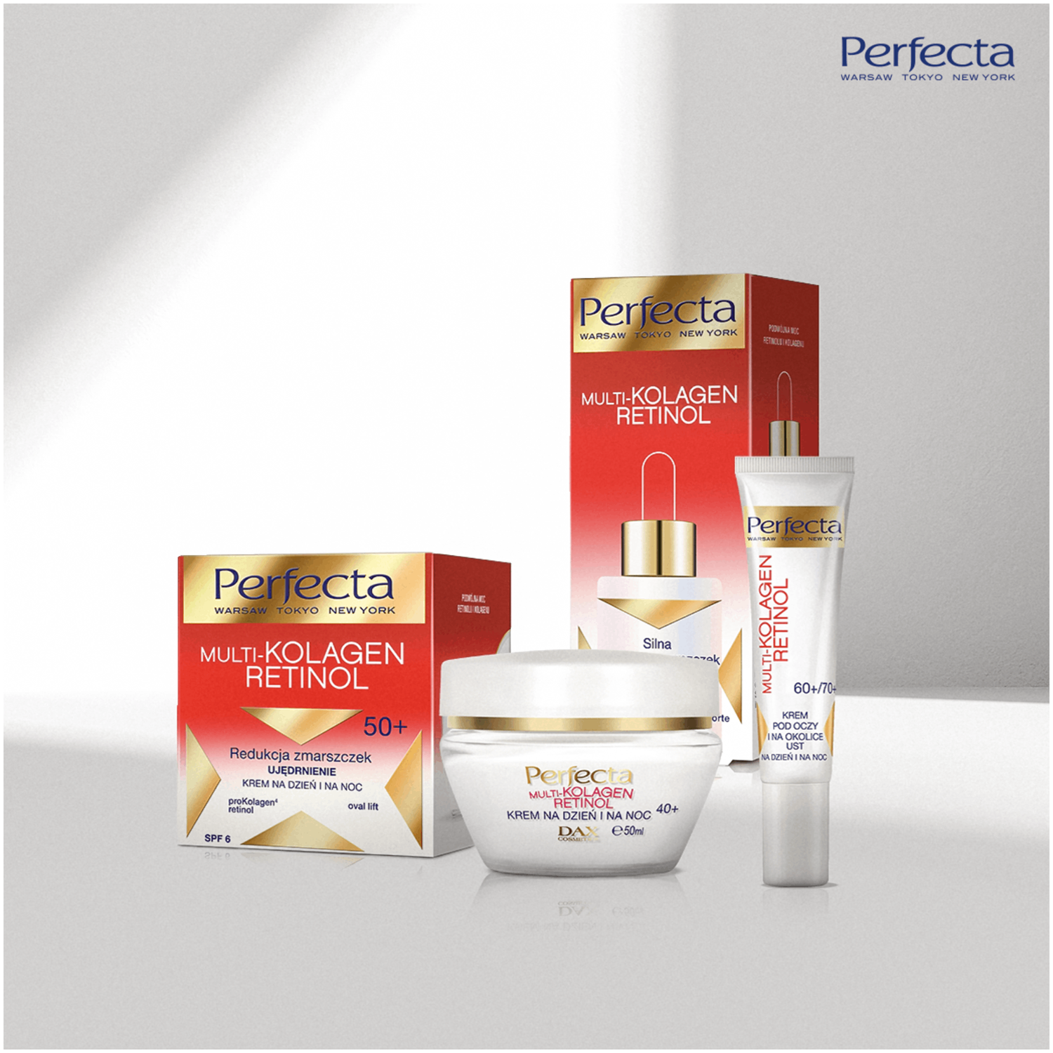 Cremă de ochi și buze Perfecta 15ml Multi-Colagen Retinol