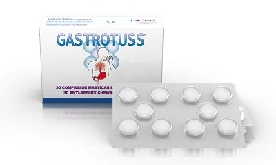 GASTROTUSS Gastrotuss Complemento dietético antirreflujo para el jugo gástrico 30 comprimidos