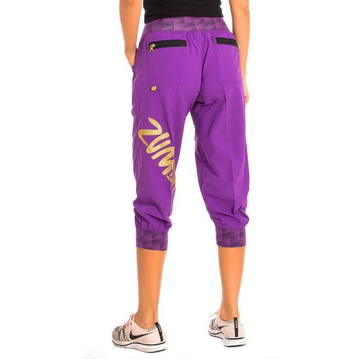 Women's Waterproof Capri Sports Pants Z1B00165-Lilac