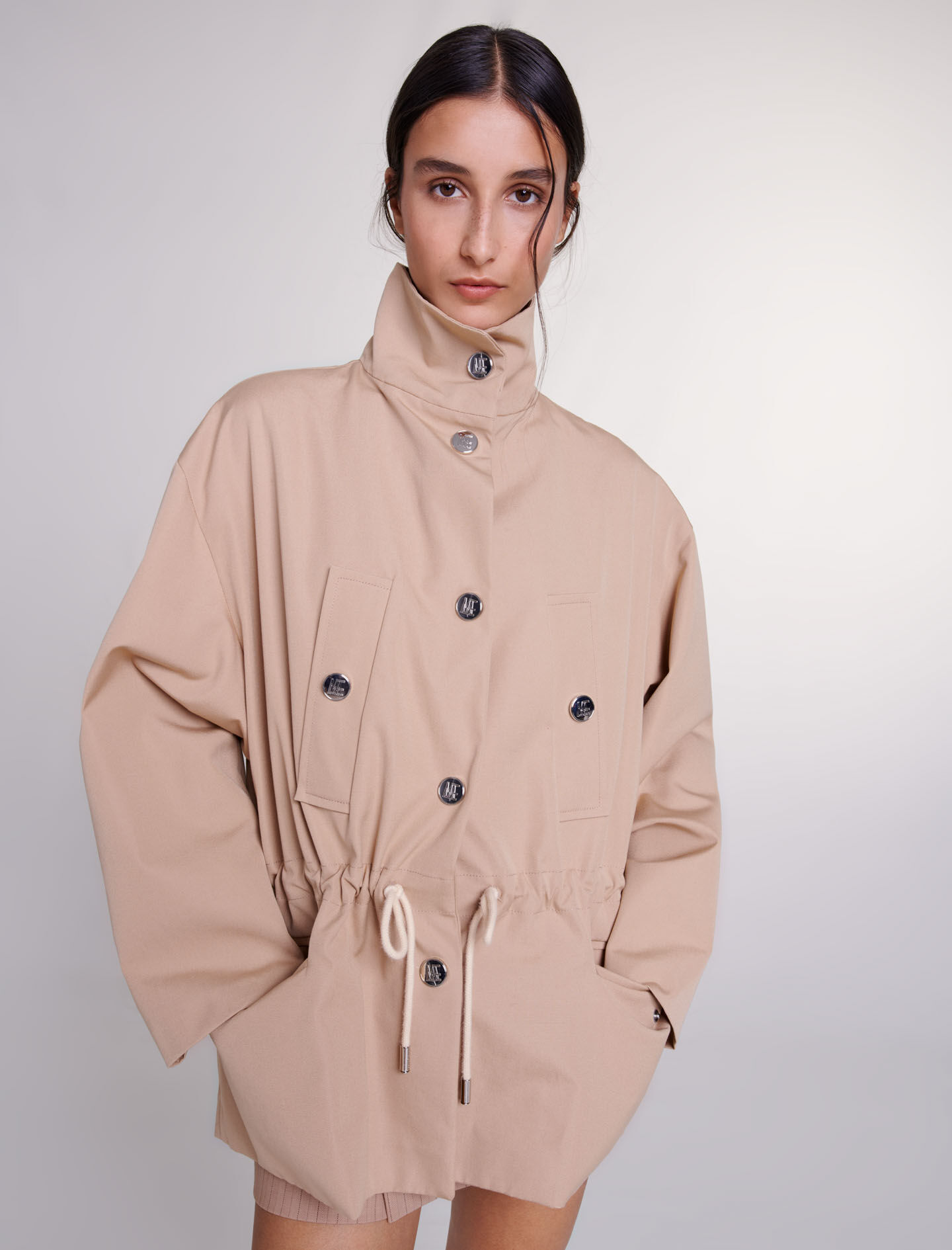 Vettähylkivä parkatakki - Beige