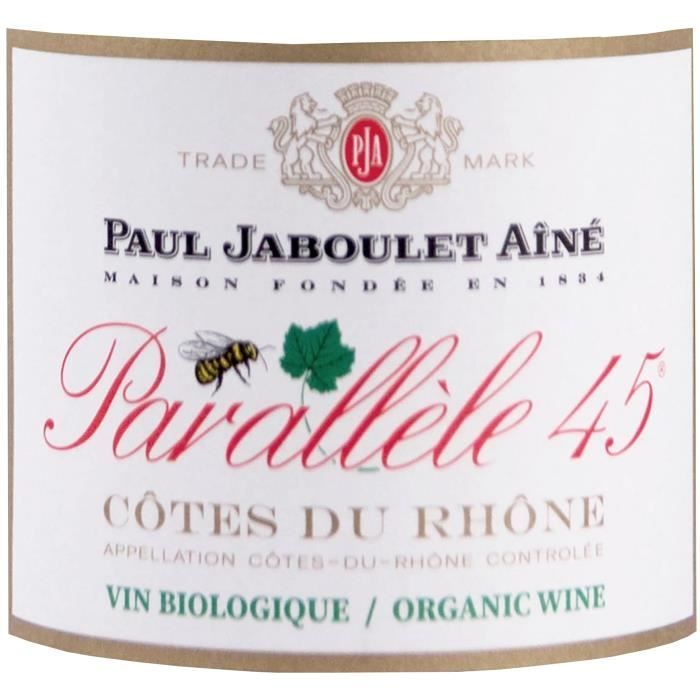 Maison Paul Jaboulet Ainé 2023 Côtes du Rhône - Vin blanc de la Vallée du Rhône - Bio