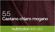 BIOKAP Biokap Nutricolor Delicato 5.50 coloration cheveux châtain acajou