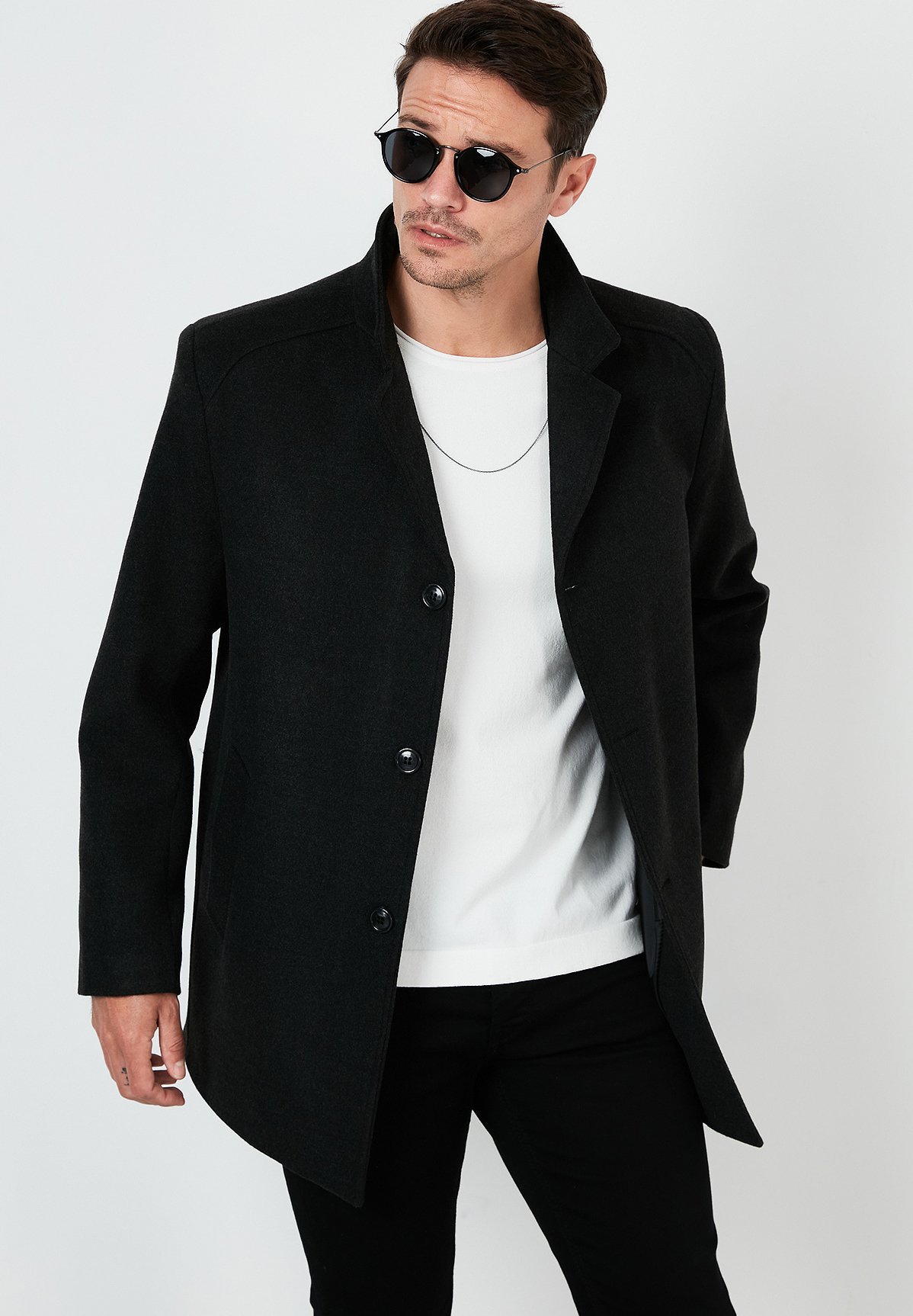 Cappotto Buratti Classic - colore fumé