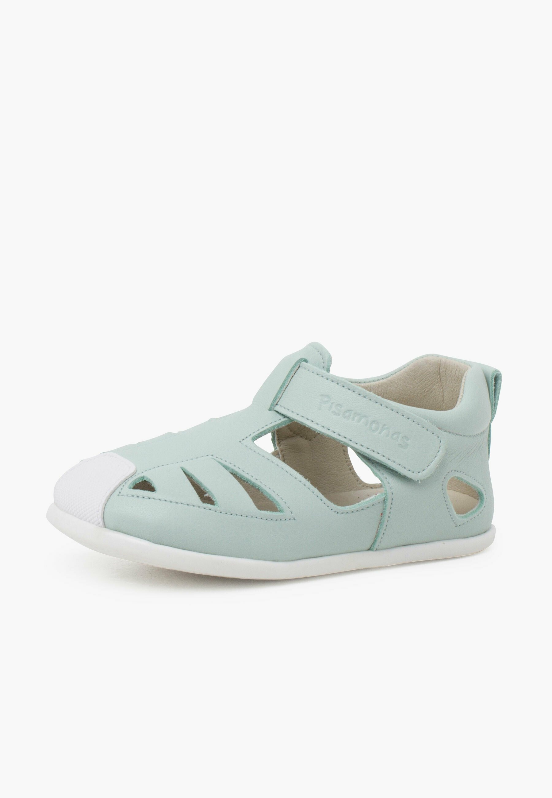 Pierwsze buty Pisamonas - miętowo-zielone
