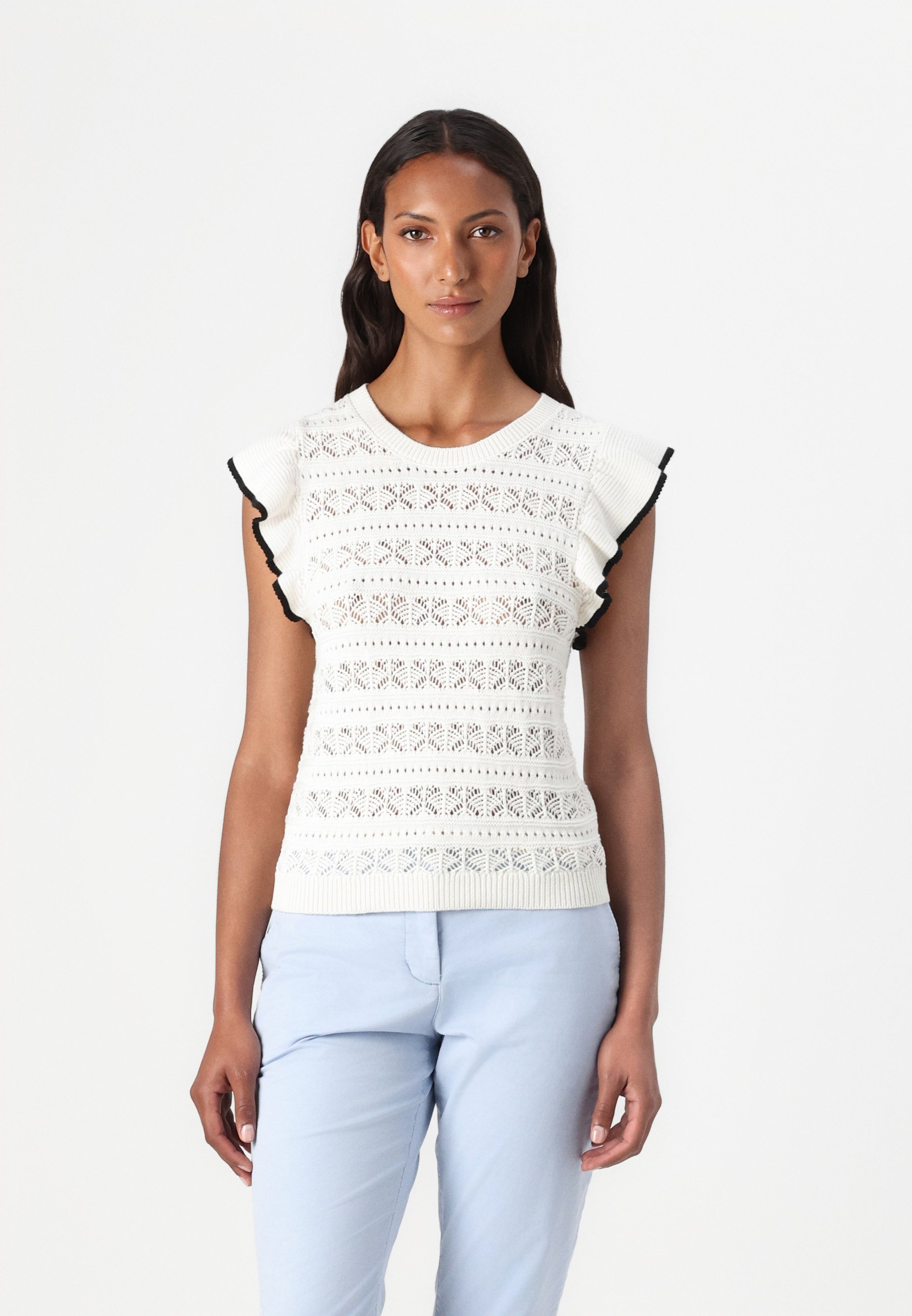 TOM TAILOR DENIM Top - gebroken wit