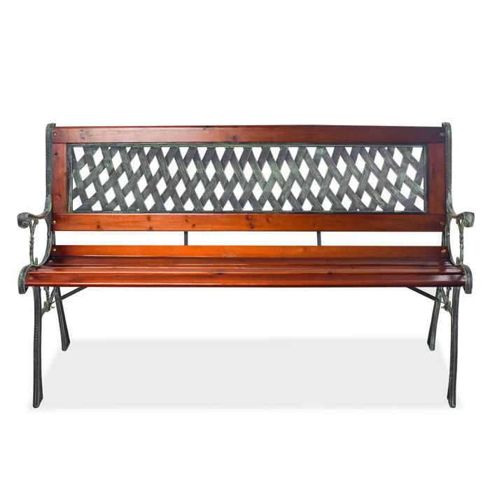 Banco de jardín Linder Exclusiv MC4413, 125x52x74 cm.