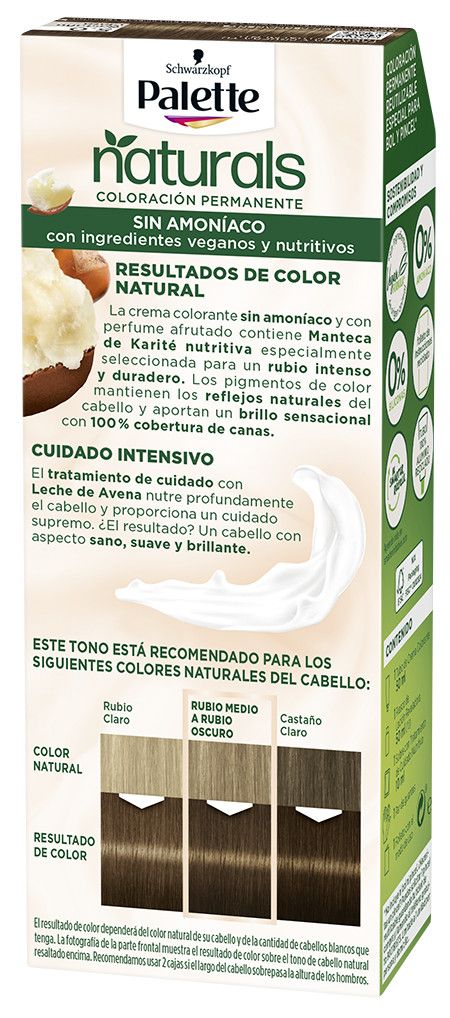 Palette Naturals trajna boja za kosu bez amonijaka Foje za kosu bez amonijaka