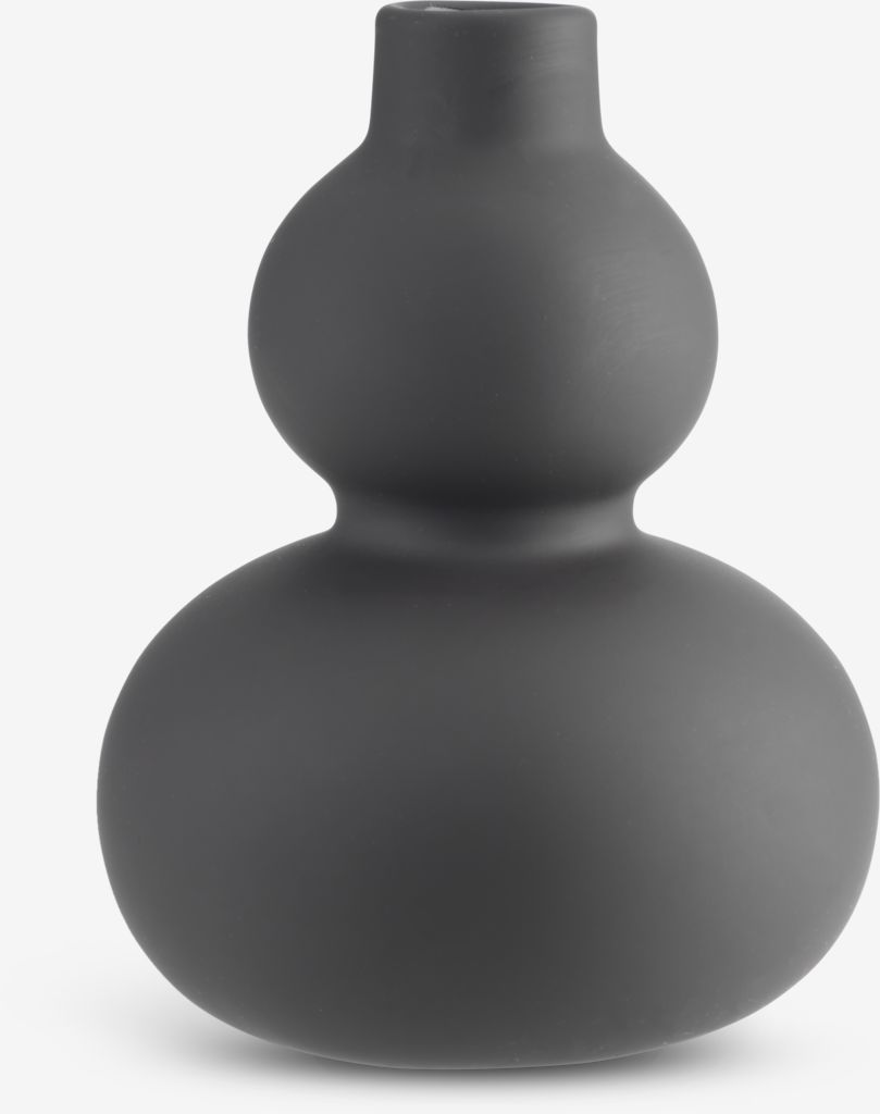 ROBERT ROBERT vāze Ø11xH15cm melna