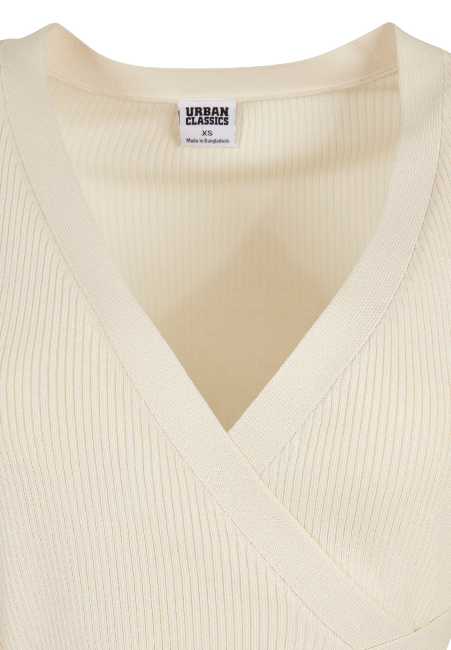 Cardigan Urban Classics WRAPPED - color sabbia bianca