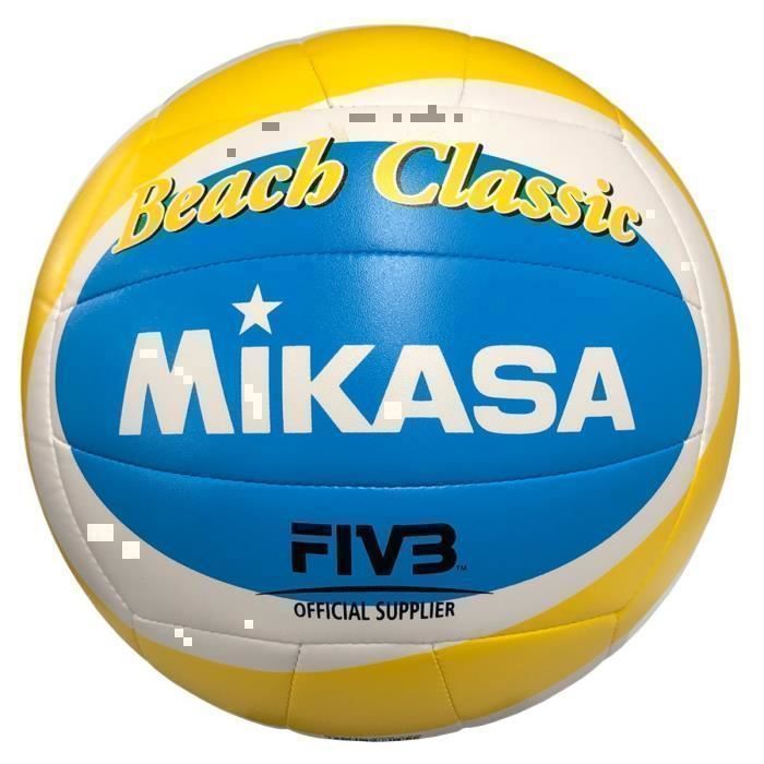 Pallone da pallavolo Mikasa Beach Classic BV543C-VXB-YSB - Giallo/Blu - Taglia 5
