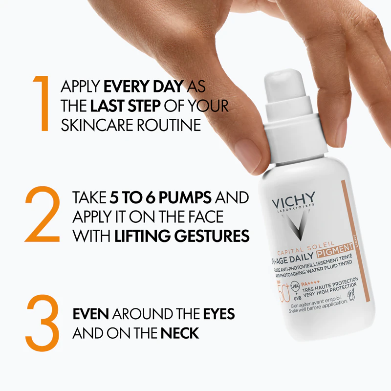 Vichy Capital Soleil Daily SPF50+ beschermende getinte gezichtsvloeistof SPF 50+