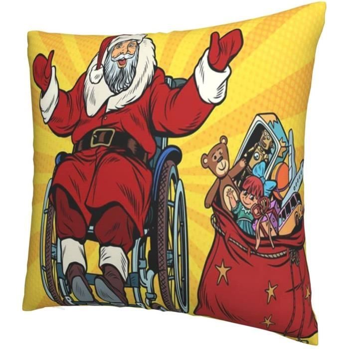 Funda de almohada - Sintética - Rayada - Cuadrada