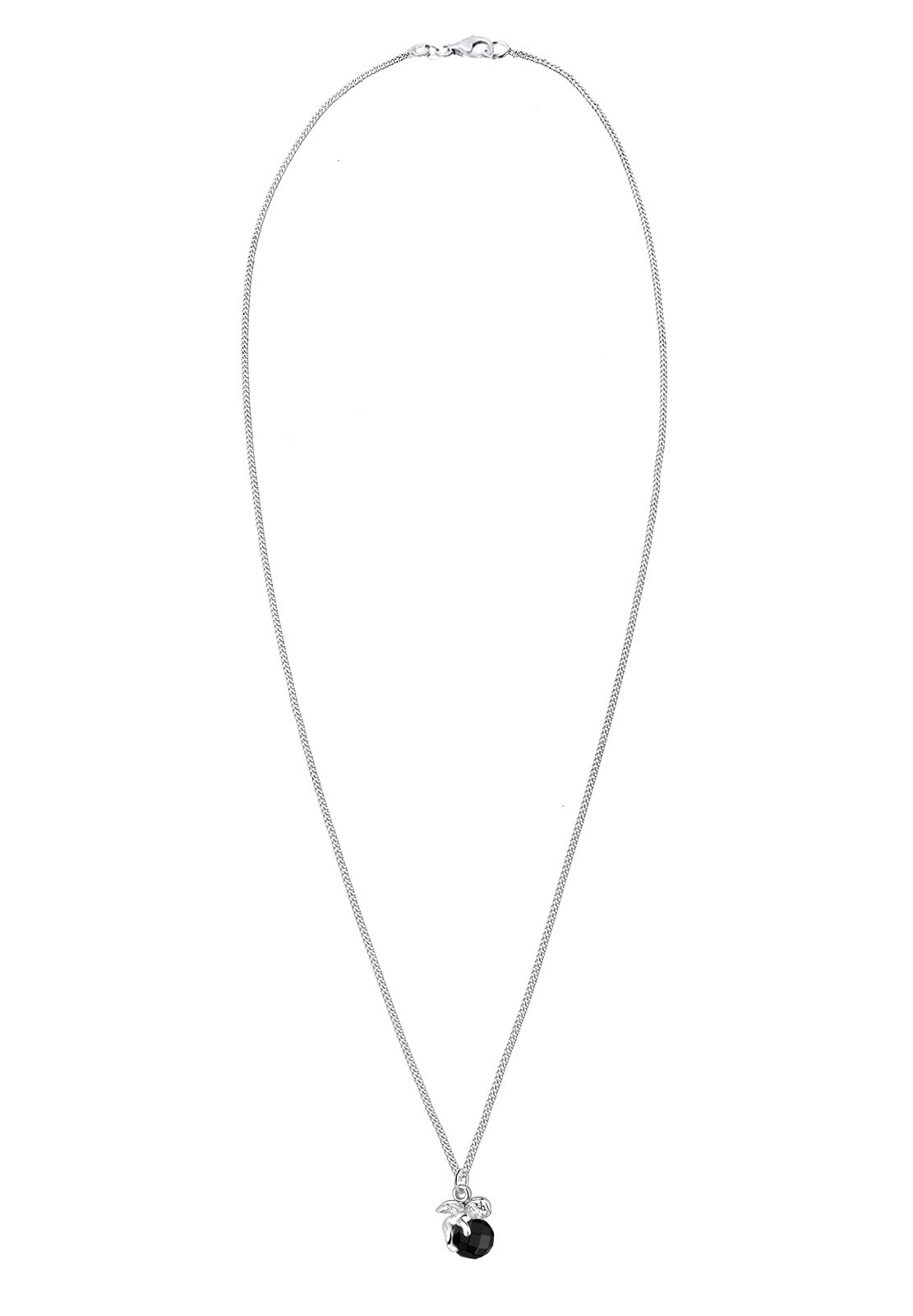 Elli Femme Pendentif d'Ange à l'État Brut avec Cristaux en Argent Sterling 925