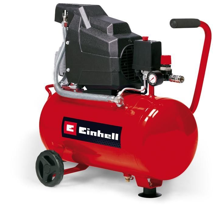 Einhell TC-AC 190/24/8 Compressor (1500 W, Suction power 165 l/min, Maximum pressure 8 bar, Tank: 24 L)