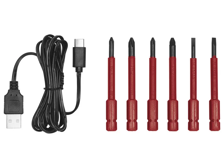 Parafusadeira sem fio PARKSIDE® PASD 4 B2, 4 V, z 6 gniazdami