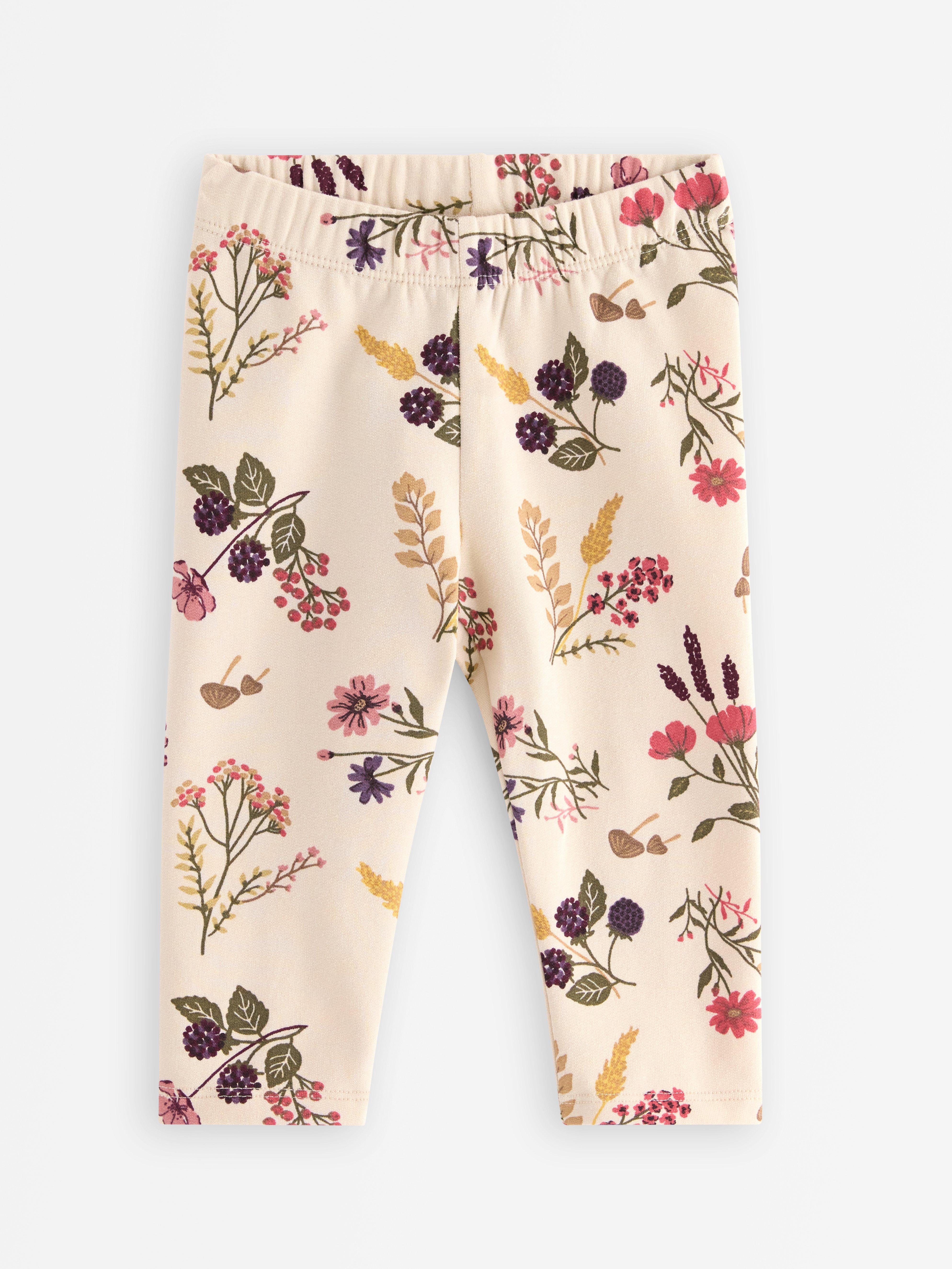 Leggings med børstet innside lys beige